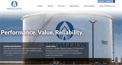 Desktop Screenshot of medallionmidstream.com